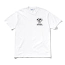 Butter Goods Terrain T-Shirt in White, 100% katoen 230gsm regular fit met ribbed collar en vintage-style All Terrain Equipment screen print op voor- en achterkant, verkrijgbaar bij Revert 95 Haarlem