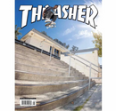 Thrasher Magazine Mei 2026 Issue 550 met Antwuan Dixon op de cover arms-down switch frontside flip over een 11-trapper, het 550e nummer van het meest gezaghebbende skate magazine ter wereld, verkrijgbaar bij Revert 95 Haarlem
