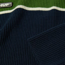 HUF Winnfield Crewneck Sweater in de kleur Navy, verkrijgbaar bij Revert 95 Haarlem