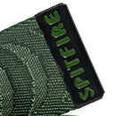 Spitfire Bighead Cut Out Crescent Jacquard Web Belt in de kleur Olive/Black, verkrijgbaar bij Revert 95 Haarlem