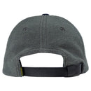 Krooked Double OK Script Strapback Cap in de kleur Grey/Navy, verkrijgbaar bij Revert 95 Haarlem