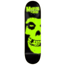 Zero x Misfits Fiend Skull Glow In The Dark skateboard deck, 1st edition gelimiteerd tot 100 stuks 7-ply maple met laser engraved tops en glow in the dark dip officieel gelicenseerd van The Misfits beschikbaar in 8.25 x 31.9 inch en 8.5 x 32.3 inch, verkrijgbaar bij Revert 95 Haarlem