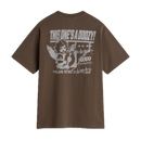 Vans Earthbound Loose Fit SS Coal Brown – bruin loose fit T-shirt van duurzaam katoen met subtiele Vans-graphic