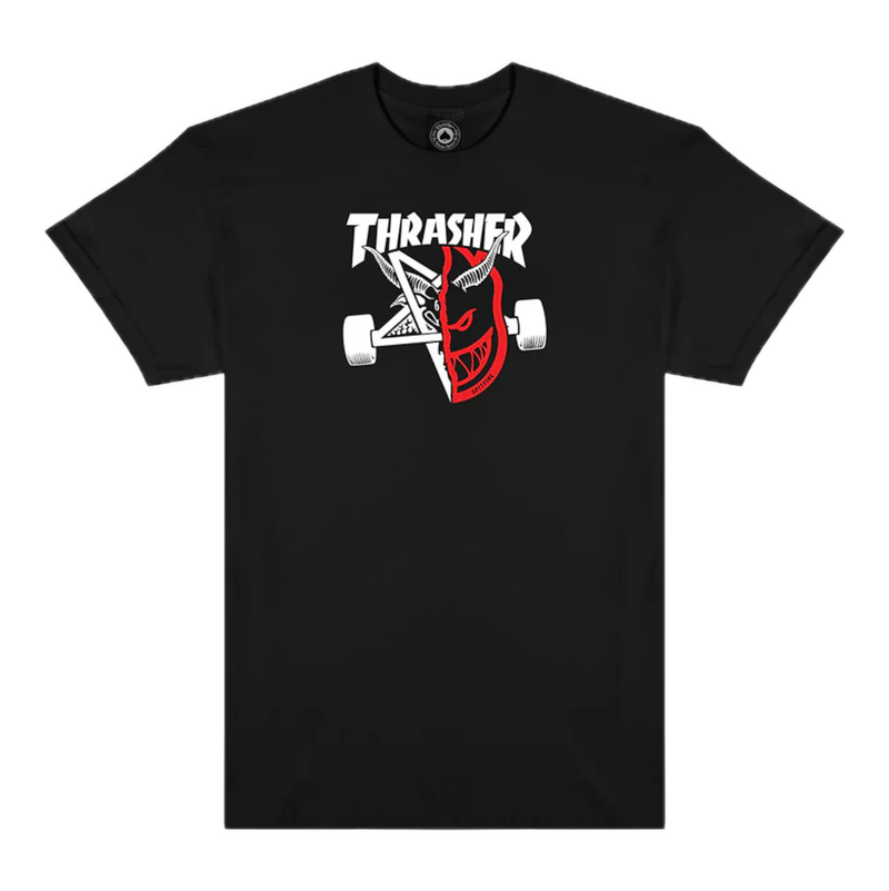 Thrasher x Spitfire Thrash and Burn T-shirt – collab tee met iconische Thrash and Burn graphic