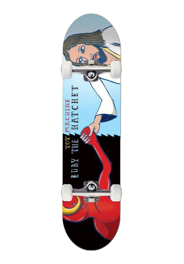 Toy Machine Bury The Hatchet Complete – compleet skateboard met Bury The Hatchet graphic en 7-laags esdoorn deck