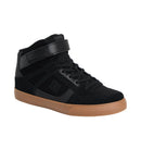 DC Shoes Pure High-Top EV Kids Black/Gum, kindersneaker met hook-and-loop sluiting, toecap overlay en Pill Pattern buitenzool, verkrijgbaar bij Revert 95 Haarlem