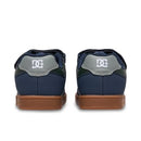 DC Shoes Manteca 4 V Kids Navy/White/Green, kindersneaker met leer nubuck suède upper, hook-and-loop sluiting en Pill Pattern buitenzool, verkrijgbaar bij Revert 95 Haarlem