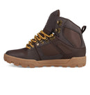 DC Shoes Pure High-Top WR Winterized Boot Brown/Gum, waterbestendige boot met leren upper, 3M Thinsulate isolatie en zware rubberen buitenzool, verkrijgbaar bij Revert 95 Haarlem