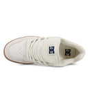 DC Shoes Manteca 4 Off White Navy skate schoen met suède upper en cupsole zool