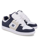DC Shoes Manteca 4 S Navy Off White skate schoen met suède upper en cupsole zool