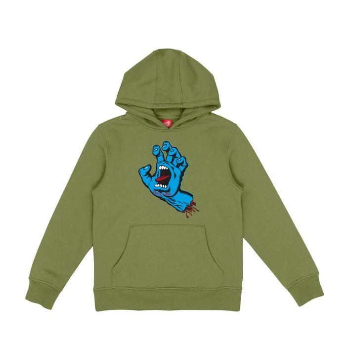 Koop de Santa Cruz Youth Screaming Hand Hood Iguana veilig  en snel bij Revert 95 online of kom hem checken in de winkel in Haarlem.
