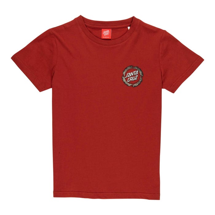 Koop de Santa Cruz Youth Flame Ringed Dot T-Shirt veilig  en snel bij Revert 95 online of kom hem checken in de winkel in Haarlem.
