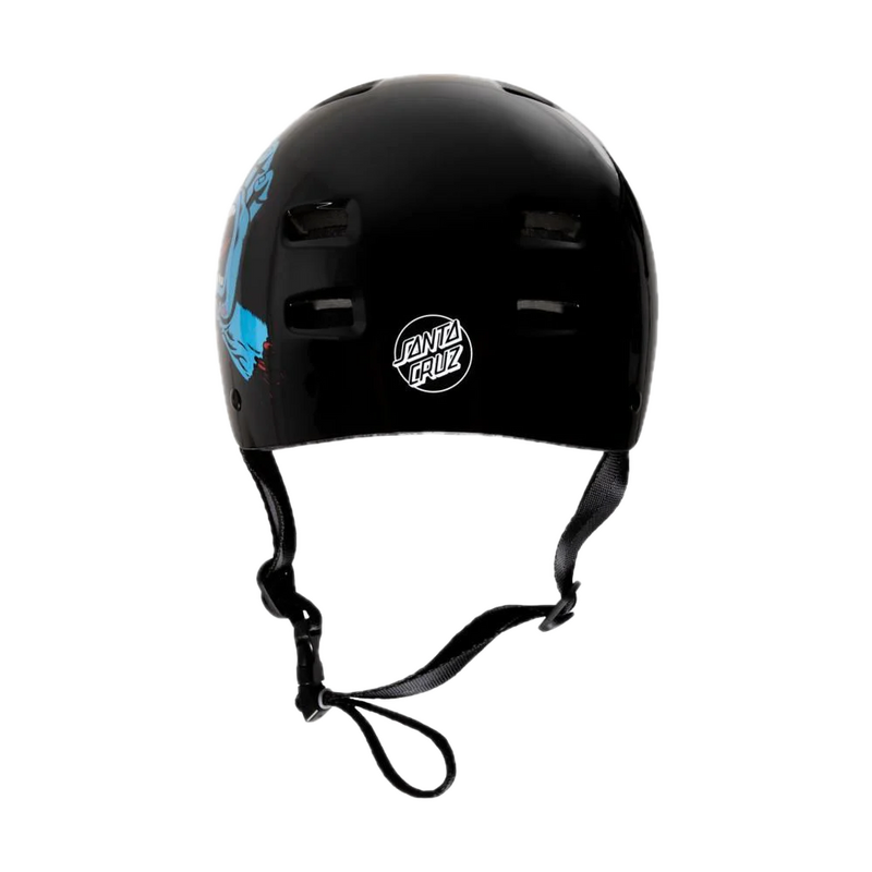 Bullet x Santa Cruz Helmet Screaming Hand Youth – skatehelm voor kinderen met Santa Cruz Screaming Hand graphic en ventilatieopeningen