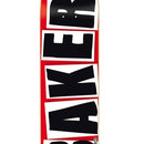 Baker Brand Logo Black skateboard deck team model 100% Hard Rock Canadian Maple Classic Shape Mellow Concave met zwart Baker logo op naturel maple beschikbaar in breedtes 7.88 8.38 8.475 en 8.75 inch, verkrijgbaar bij Revert 95 Haarlem