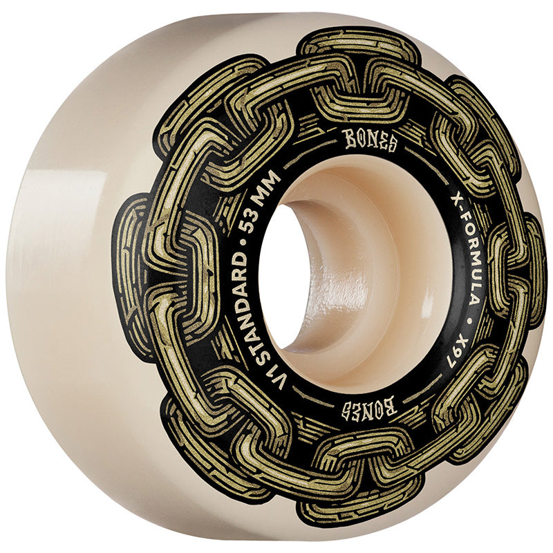 Bestel de Bones X Formula Gold Chain V1 Standard Wheel 97A veilig, gemakkelijk en snel bij Revert 95. Check onze website voor de gehele Bones collectie, of kom gezellig langs bij onze winkel in Haarlem.