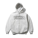 Butter Goods Solar Zip-Thru Hoodie in Ash, productfoto 1 van 3