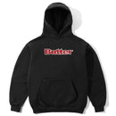Butter Goods Ripstop Logo Applique Hoodie in Black, productfoto 1 van 2