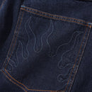 Butter Goods Solar Fade Denim Jeans in Tinted Dark Indigo, productfoto 4 van 5