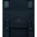 Doughnut Macaroon Meditative Dark Backpack in Midnight Blue, 16 liter dagrugzak van 900D poly canvas met lederen afwerking en laptopvak tot 14 inch, verkrijgbaar bij Revert 95 Haarlem