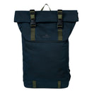 Doughnut Christopher Meditative Dark Backpack in Midnight Blue, 18 liter rolltop rugzak van gerecycled polyester met laptopvak tot 15 inch, verkrijgbaar bij Revert 95 Haarlem