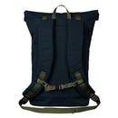 Doughnut Christopher Meditative Dark Backpack in Midnight Blue, 18 liter rolltop rugzak van gerecycled polyester met laptopvak tot 15 inch, verkrijgbaar bij Revert 95 Haarlem