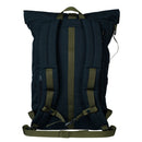 Doughnut Jetpack Meditative Dark Backpack in Midnight Blue, 22 liter rugzak van 900D poly canvas met lederen afwerking en laptopvak tot 15 inch, verkrijgbaar bij Revert 95 Haarlem
