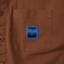 Former DXD Reynolds Overshirt in de kleur Brown, verkrijgbaar bij Revert 95 Haarlem