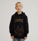 DC Shoes DC Burning Hoodie in de kleur Black, verkrijgbaar bij Revert 95 Haarlem
