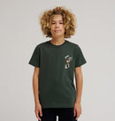 DC Shoes Handplant HSS Youth Tee in de kleur Deep Forest Green, verkrijgbaar bij Revert 95 Haarlem
