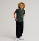 DC Shoes Handplant HSS Youth Tee in de kleur Deep Forest Green, verkrijgbaar bij Revert 95 Haarlem