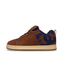DC Shoes Court Graffik Brown Tan Navy, detailfoto 3