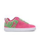 DC Shoes Court Graffik in de kleur Crazy Pink/Soft Lime, verkrijgbaar bij Revert 95 Haarlem