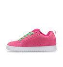 DC Shoes Court Graffik in de kleur Crazy Pink/Soft Lime, verkrijgbaar bij Revert 95 Haarlem
