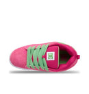 DC Shoes Court Graffik in de kleur Crazy Pink/Soft Lime, verkrijgbaar bij Revert 95 Haarlem