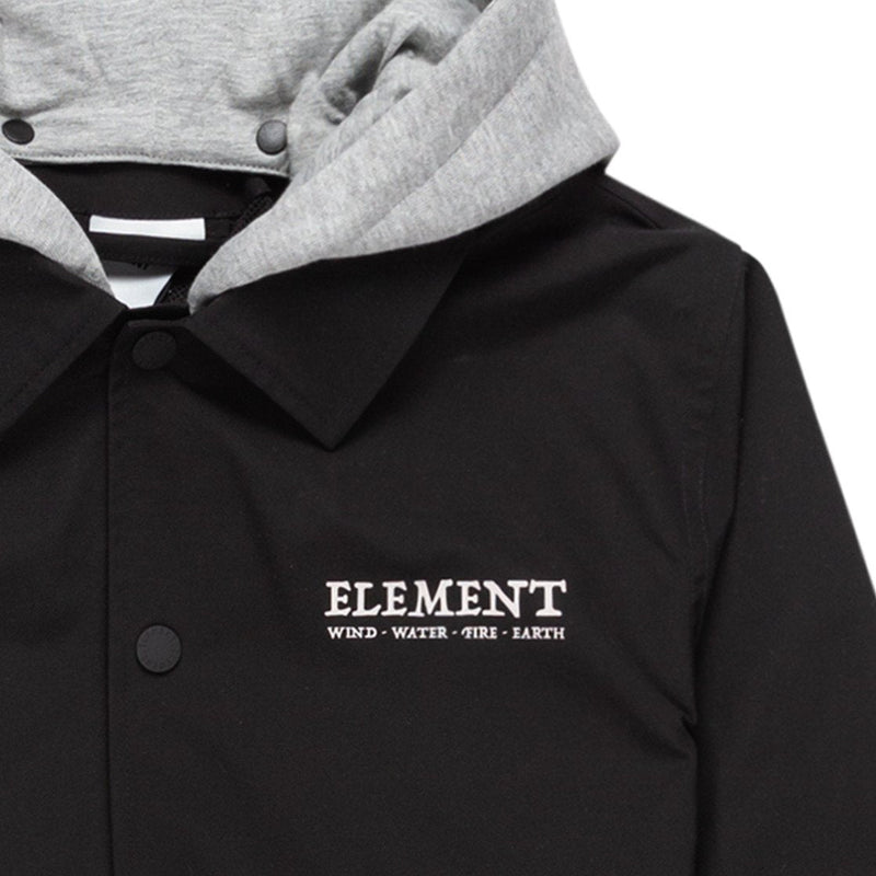 Collectie: Mainline-collectie
Stof: 100% gerecycled polyester met effenbinding [150 g/m2]
Conscious by Nature: gerecycled polyester
Coating: PFC-vrije waterafstotende coating
Waterdichtheid: Stof met duurzame waterafstotende behandeling (DWR) die je droog houdt en beschermt tegen de elementen
Fit: Relaxed fit
Halslijn: Capuchon
capuchon: afneembare capuchon
Mouwen: Lange mouwen
voering: voering van polyester mesh
Sluiting: Drukknoopsluiting
Zakken: zijzakken
Branding: Geweven etiket opzij
Andere kenmerken: 