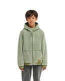 Element Hooded Bomber Jacket Kids Deep Forest, denim bomberjack voor jongens met vaste capuchon en platte vulling, kindermaten XS/8-XL/16, verkrijgbaar bij Revert 95 Haarlem