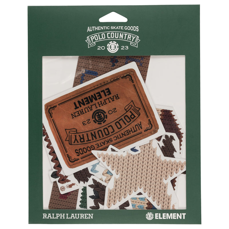 Bestel de Element Polo Ralph Lauren x Element STICKER PACK veilig, gemakkelijk en snel bij Revert 95. Check onze website voor de gehele Element collectie, of kom gezellig langs bij onze winkel in Haarlem.