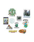 Element Seasonal Stickers Pack Multi, set gerecyclede stickers in verschillende ontwerpen, verkrijgbaar bij Revert 95 Haarlem