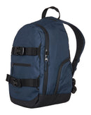 Element Mohave Backpack Eclipse Navy, gerecyclede skate rugzak van 30 liter met TPE-versterkte rug, gevoerd laptopvak en skateboard bevestigingsriemen, verkrijgbaar bij Revert 95 Haarlem