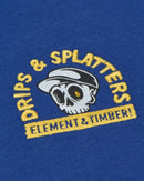 Element x Timber Drips Sweater Kids in de kleur Bellwether Blue, verkrijgbaar bij Revert 95 Haarlem