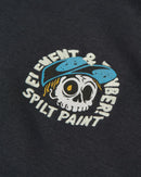 Element x Timber! Flow Pullover Hoodie Flint Black, gerecyclede French terry hoodie met kangoeroezak en print op voor- en achterkant, maten S-XL, verkrijgbaar bij Revert 95 Haarlem