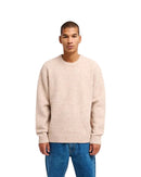 RVCA Ino Prep Solid Crew Sweater in de kleur Natural, verkrijgbaar bij Revert 95 Haarlem