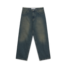 Polar Skate Co Big Boy Pants Dirty Blue – denim broek van 100% katoen met losse pasvorm, Big Boy-logo en vintage Dirty Blue wassing.
