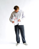 Former DXD Reynolds Stripe LS Shirt in de kleur Grey, verkrijgbaar bij Revert 95 Haarlem