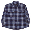 Fucking Awesome FA Long Sleeve Flannel in de kleur Blue, verkrijgbaar bij Revert 95 Haarlem