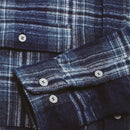 Fucking Awesome FA Long Sleeve Flannel in de kleur Blue, verkrijgbaar bij Revert 95 Haarlem