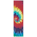 Grizzly Tie Dye Griptape 9 inch breed 33 inch lang, medium grain skateboard griptape met gedrukt tie dye patroon bubble free Grizzly adhesive en superieure duurzaamheid, verkrijgbaar bij Revert 95 Haarlem
