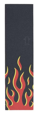 Grizzly Graphic Griptape Fahrenheit in de kleur Red Flame, verkrijgbaar bij Revert 95 Haarlem