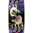 Heroin Curb Killer 9 Merged skateboard deck 10.0 inch, pro model Ira Ingram 100% Hard Rock Canadian Maple Razortop Construction 32.6 inch lang wheelbase 14.375 inch symmetrisch shape met Merged twisted cartoon graphic, verkrijgbaar bij Revert 95 Haarlem