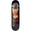 Censorship Skateboards Possession Deck 8.1" met foto-realistische illustratie van vrouwenrug met spinnenweb tattoo op donkere achtergrond, verkrijgbaar bij Revert 95 Haarlem